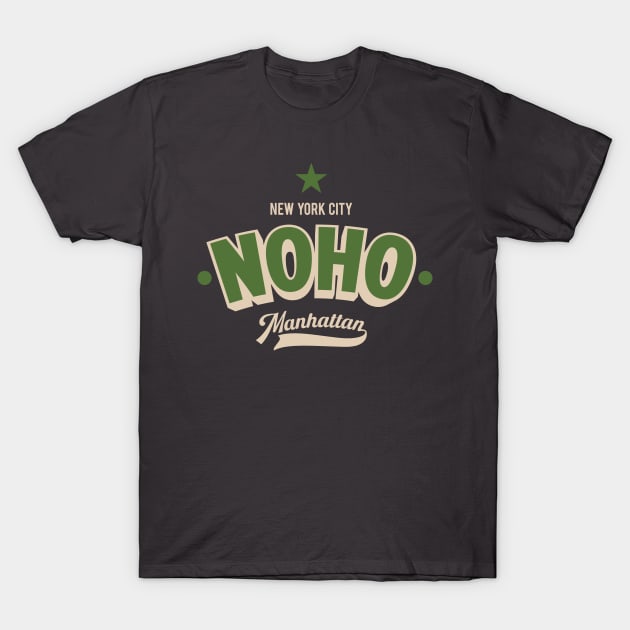 Streetwise Manhattan: Rock Noho's Urban Edge in Style T-Shirt by Boogosh